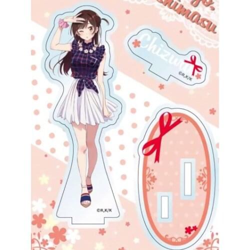 Anime Rent A Girlfriend Acrylic Stand Model Plate Desktop Decor Ornaments Toy Sakurasawa Sumi Mizuhara Chizuru Asami Nanami