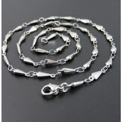 3.5mm New Design Stainless Steel Chain Necklace, Fashion Christmas Jewelry Customizes Length