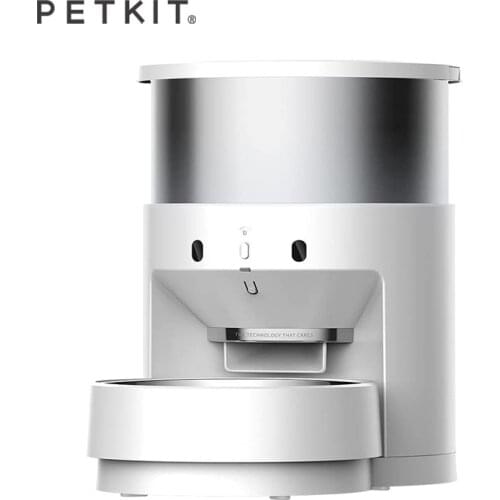 PETKIT Automatic Stainless Steel Dogs Cats Feeder 20s Voice Recorder Pets Smart Dispenser for Medium Large Dogs Cat