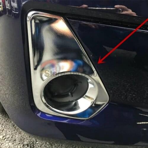 Fit For NISSAN SERENA Suzuki Landy C27 2016 2017 ABS chrome front head fog lamp light accessories trim 2pcs/set