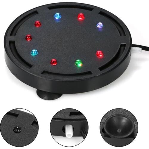Submersible LED Air Bubble Light Colorful Decoration for Aquarium Fish Tank Drop shipping