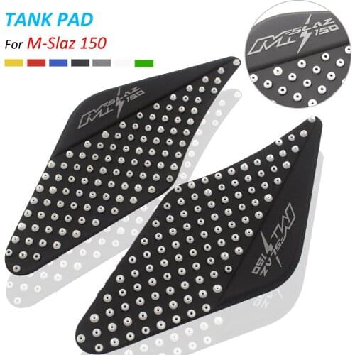 For YAMAHA M-Slaz 150 Motorcycle Tank Traction Pad Side Gas Knee Grip Protector Anti slip sticker 5 color