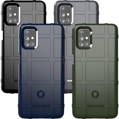 For Samsung Galaxy M31S Case Rugged Armor Shockproof Cover For Samsung Galaxy M31S Soft Silicon Protection Case