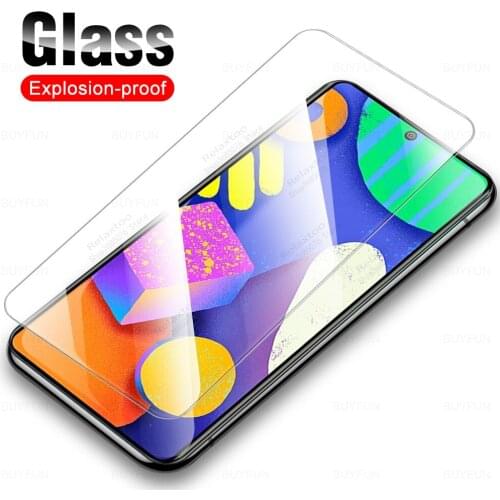 For Samsung Galaxy F62 6.7" Clear Tempered Glass 9H 2.5D Premium Screen Protector Film For Samsung A12 A02S A02 S A32 M12 A42