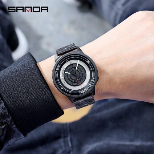SANDA Top Brand Luxury Mens Watch 30m Waterproof Clock Male Sports Watches Men Quartz Casual Wrist Watch Relogio Masculino