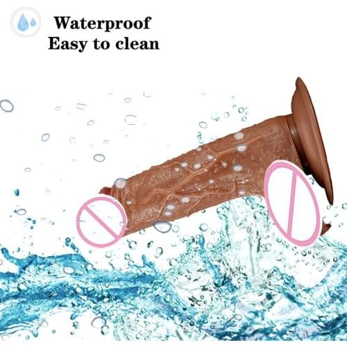 Comfortable Goods for Adults Silicone Womans Dildo Realistic Sexy Toys for Women Toys for Women Adult Intimates Accessories X54