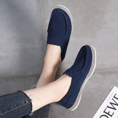 2020 Autumn Women Flats Shoes Ballerina Flats Suede Leather Oxford Shoes For Women Slip On Ballet Flats Loafers Shoes