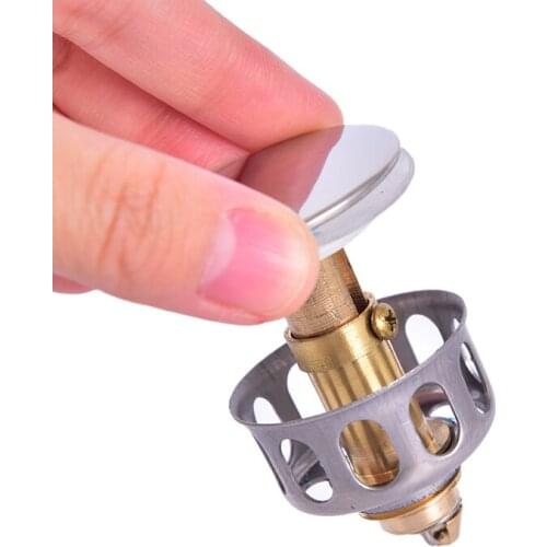 1PC 35 mm Universal Wash Basin Bounce Filter 2 In 1 Shower Floor Sink Drain Vanity Stopper Bathtub Bathroom Accessories