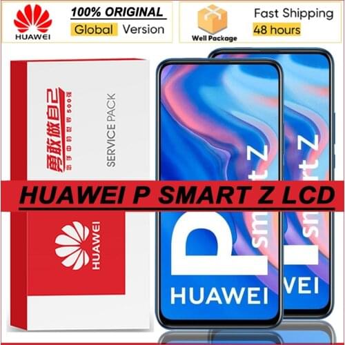 100% Original 6.59'' Display with frame for Huawei Y9 Prime 2019 / P Smart Z LCD Touch Screen Digitizer STK-LX1 Repair Parts