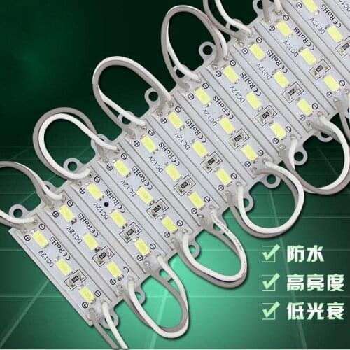 100Pcs/lot SMD 5730 DC 12V Waterproof Warm white/Cold white Led Pixel Module Christmas lamp light