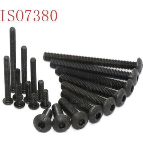 1000pcs wholesale iso7380 Grade 10.9 M2 M2.5 M3 hex socket button head machine screw