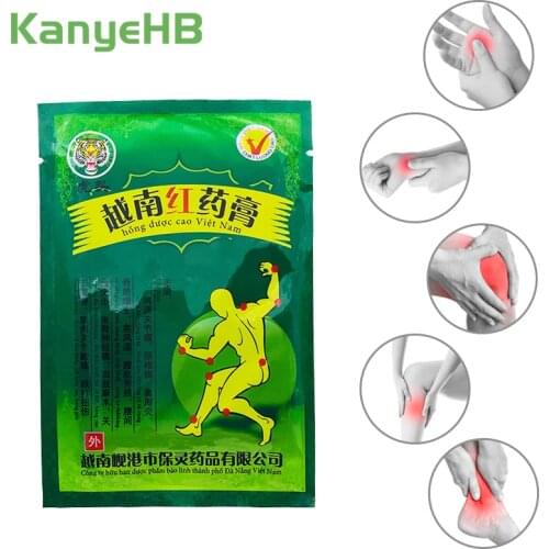 8pcs/bag Vietnam Red Tiger Balm Pain Relief Patches Body Back Muscle Arthritis Chinese Natural Herbal Medical Plaster H004