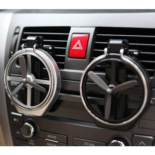 1Pcs Cup Holder Car Air-Outlet Folding Bottle Drink With Fan Keep Drink Temperature Multifunctional Car Accessories