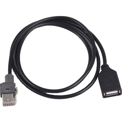 Car USB Cable Adapter 4Pin USB Cable For Peugeot 207 307 308 408 508 for Citroen with RD43 RD45 RD9 CD Player