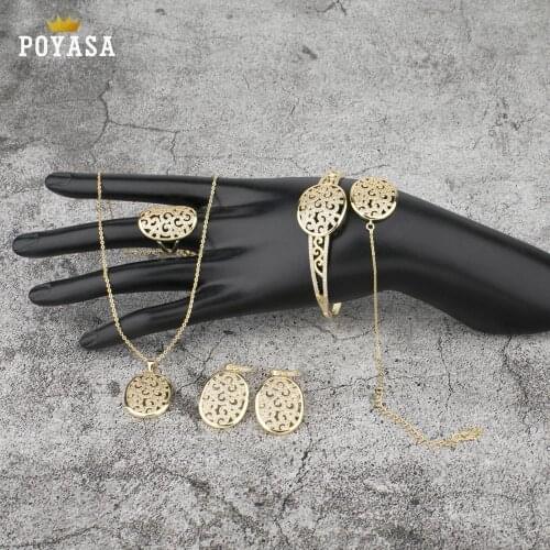 Moroccan Caftan wedding jewelry set for women green stone fashion jewelry set copper high quality jewelry set
