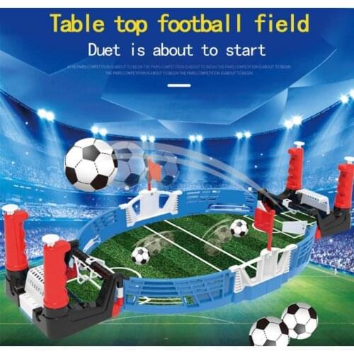 Mini Table Top Football Board Machine Soccer Toy Game Shooting Educational Outdoor Sport Kids Tables Play Ball Toys For Boys