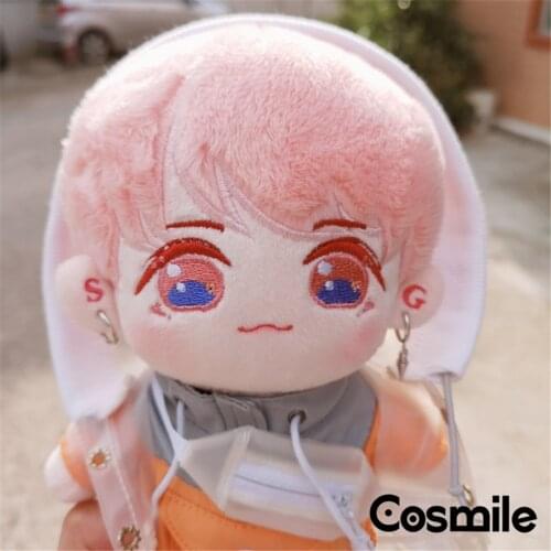 New Kpop Star SUGA Plush Doll 20cm Body Toy Cosplay Cute Birthday Gift C QC