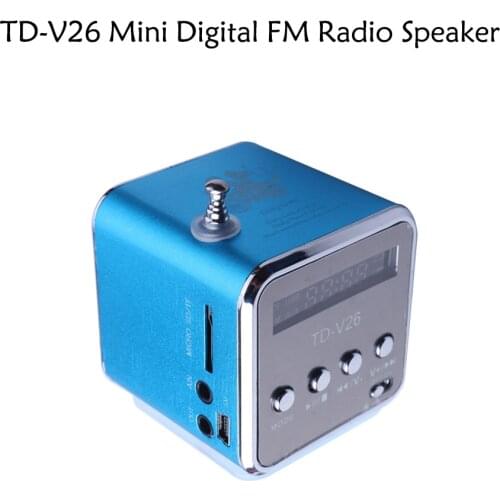 Portable Mini Digital FM Radio Speaker MP3 Music Player With Am Fm Radio Receiver Support SD/TF Card For Mp3 Music Player USB