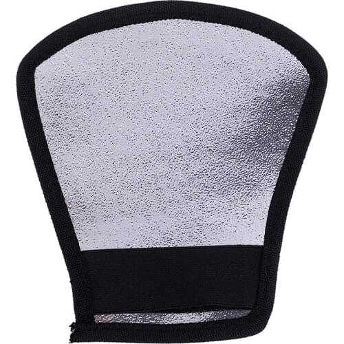 Camera Flash Diffuser Double-sided Flash Softbox Silver White Reflector