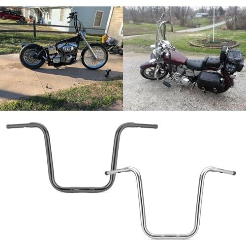 Motorcycle Accessories Triple Chrom Rise 16" Ape Monkey Bar Handlebar For Harley Dyna 1.25 Riser Clamp