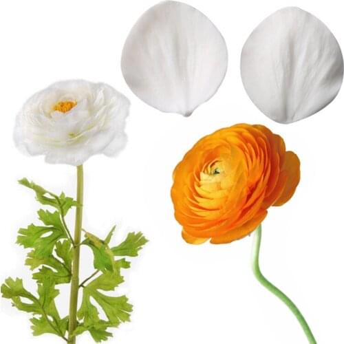 Buttercup Petals Silicone Mold Fondant Mould Cake Decor Tools Chocolate, Gumpaste Mold, Sugarcraft ,Kitchen Gadgets