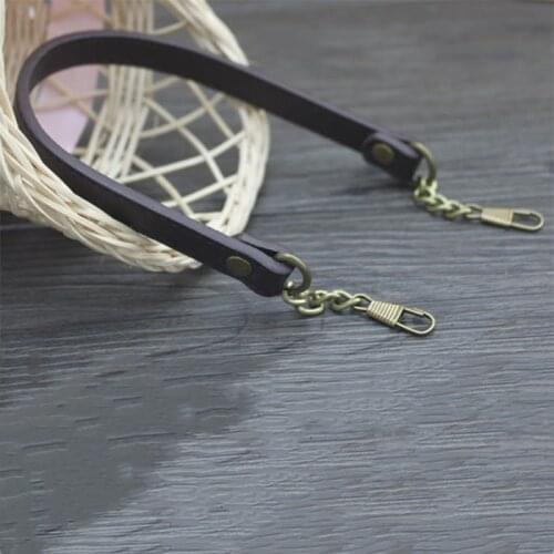 35cm Diy Replacement Bag Belt Fashion Bags Strap Pu Leather Chain Bag Handle Solid Color Handbag Belt Bag Accessories