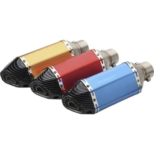 51mm Universal Akrap Escape Moto Motorcycle Exhaust Pipe Motorcross Muffler Silencer For DB killer MT09 MT07 Z900 X-MAX300 AD750