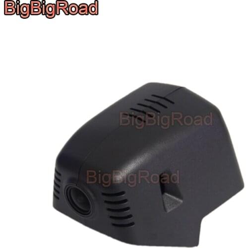 BigBigRoad For Volkswagen Tiguan / Tiguan L Tayron 2019 2020 Car Wifi DVR Video Recorder FHD 1080P Wide Angle