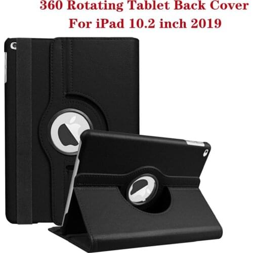360 Rotating Cover for iPad 10.2 inch 2019 Case with Auto Sleep/Wake up Smart Case for iPad 10.2” 2019 7th Gen A2200 A2198 A2197