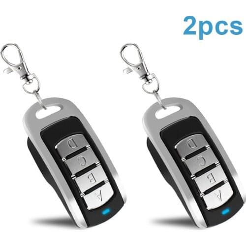 2pcs Gate Remote Control garage Multi Frequency Duplicate 300-900mhz Command Handzender Garage Door Opener keychain