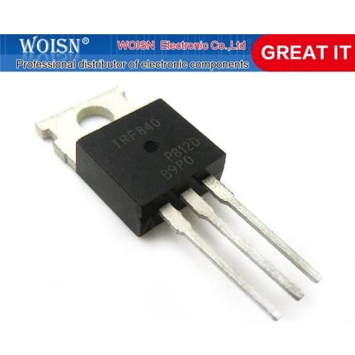 5pcs/lot IRF840PB IRF840 FMOSFET N-Chan 500V 8.0 Amp TO-220 new original In Stock