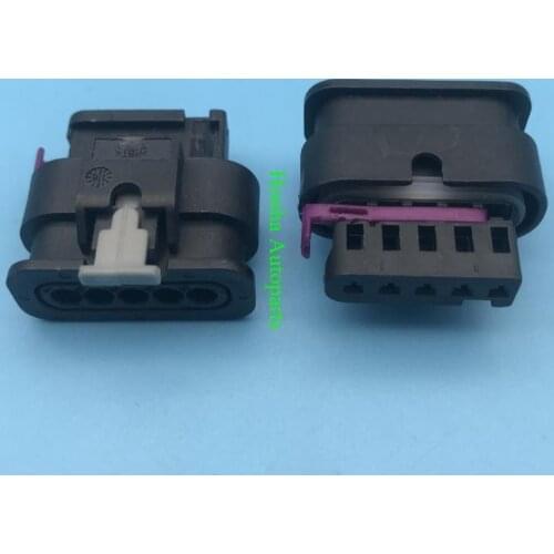 5p waterproof auto connectors female 1-1718806-1 4F0 973 705 MAF MASS air flowmeter sensor electric connector