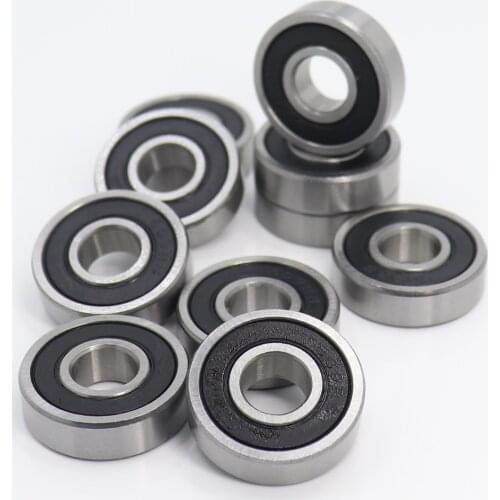 609RS Bearing ABEC-1 10PCS 9x24x7 mm Miniature 609-2RS Ball Bearings 609 2RS