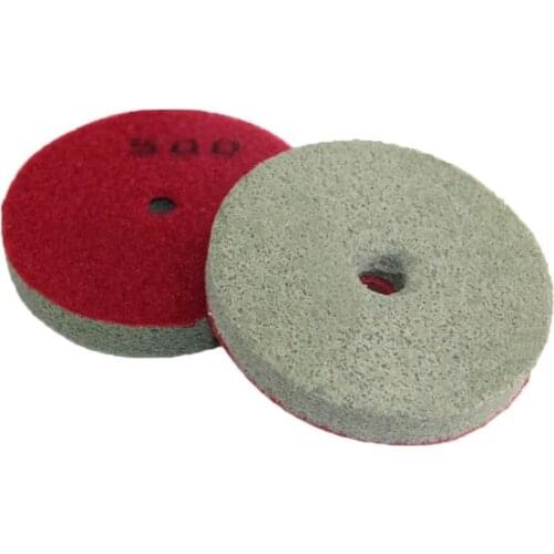 4 Inch 100mm Sponge Foam Fiber Granite Sponge Diamond Polishing Pad For For Marble Stone Polishing