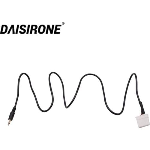 3.5mm Black B70 AUX Audio Adapter Input Cable for Mazda 2 3 5 6 MX5 RX8 2006 MP3 CD Changer Jack Plug