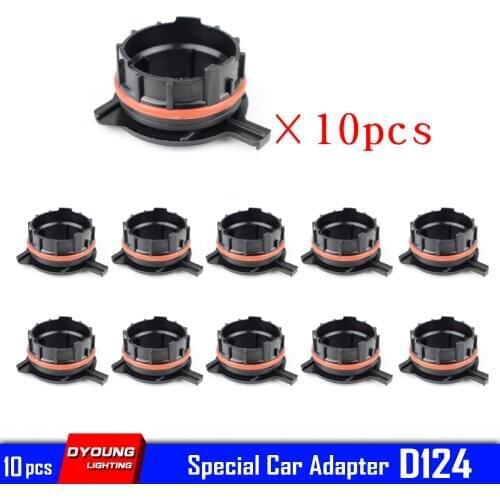 Free Shipping H7 Adaptor For E39 Headlight Car Lamp Holder Socket For Mercedes-Benz Bmw Led Adapter Dyoung D124 10Pcs