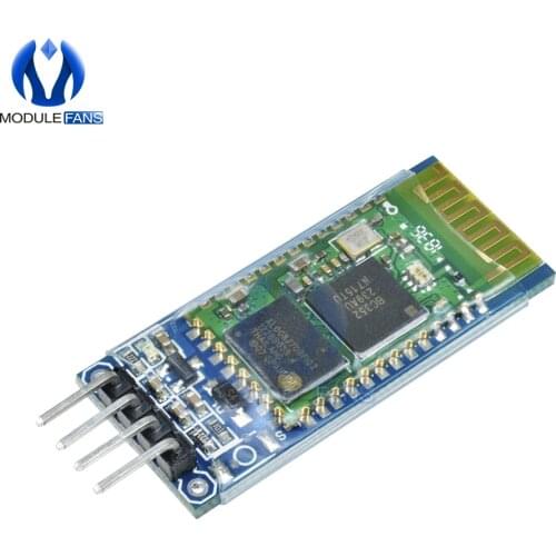 Bluetooth BLE HC-06 For Arduino RS232 Slave Module 4 Pin RF Transceiver With Backplane Board HC06 Wireless