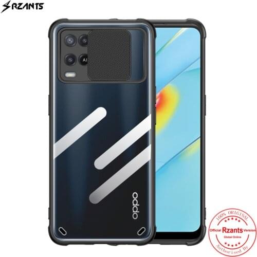 Rzants For OPPO A54 Case [Lens Protection] Camera Protect Hybrid Slim Crystal Clear Cover Soft Casing