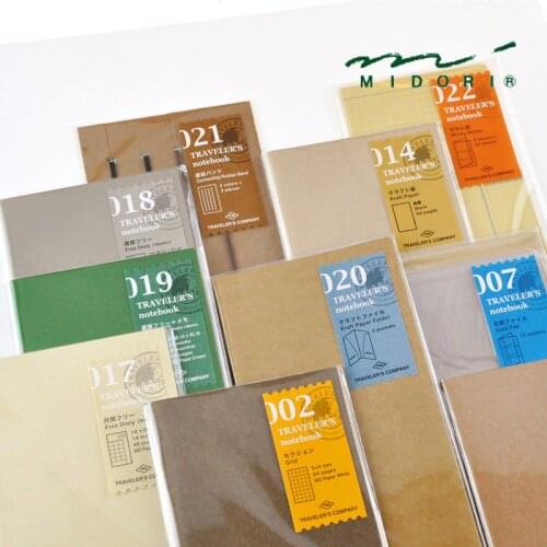MIDORI travelers travelers bullet journal notebook Regular version journaling accessories inserts inner page Sticker