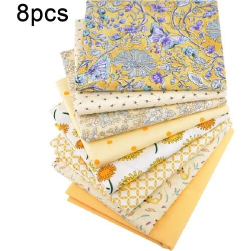20cmx25cm and 25cmx25cm Cotton Fabric Printed Cloth Sewing Quilting Fabrics for Patchwork Needlework DIY Handmade Material