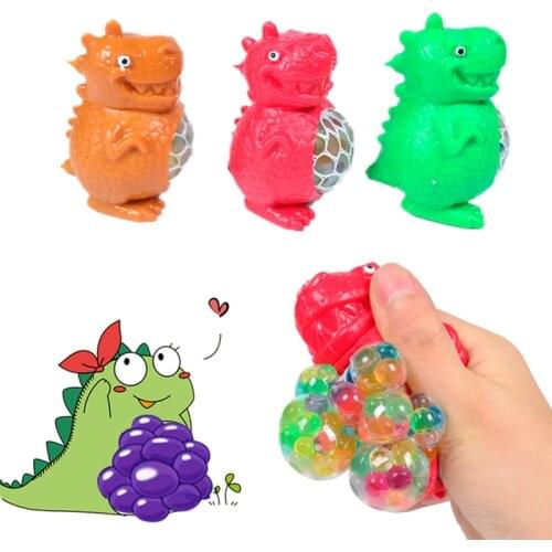 Cartoon Dinosaur Beads Relieve Pressure Hand Fidget Toys for Children Stress Squeeze Decompression Adult Office Child Toy Gift
