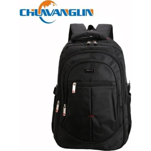 Chuwanglin Men and Women Laptop Backpack Rucksack SchooL Bag Travel waterproof Backpack Male Notebook Computer Bag black ZDD4193