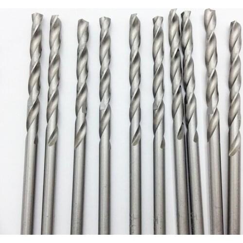 10pcs Brocas 85mm Length Drill Bit Set Micro HSS9341 Twist Drilling Auger Bit Tool