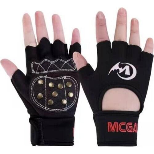 [Skating Glove] Original VGO Skating Glove, for Scooter Skateboard Bicycle Cycling Racing Half Finger Handglove Free Shipping