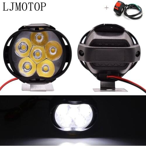 Hot Motorcycle Led Lamps Waterproof Fog Spot Headlight 10W With Switch For Yamaha YZ85 YZ125 yz 80 85 125 125f 450f YZ250F