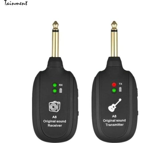 A8 Guitar Wireless Transmission System Electric Guitar Wireless Pickup Guitar Transceiver Receiver Stringed Instrument Tools New
