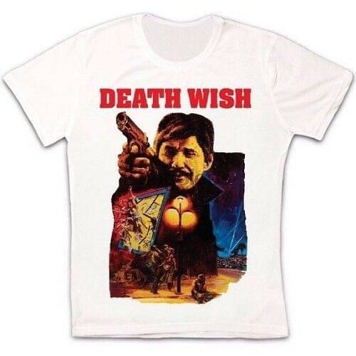 Death Wish Charles Bronson Movie 70s Retro Vintage Hipster Unisex Tshirt 1729