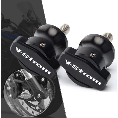 For Suzuki V strom V-STROM 650/XT DL650 Vstrom All Year Motorcycle CNC Swingarm Spools Slider Stands Screws