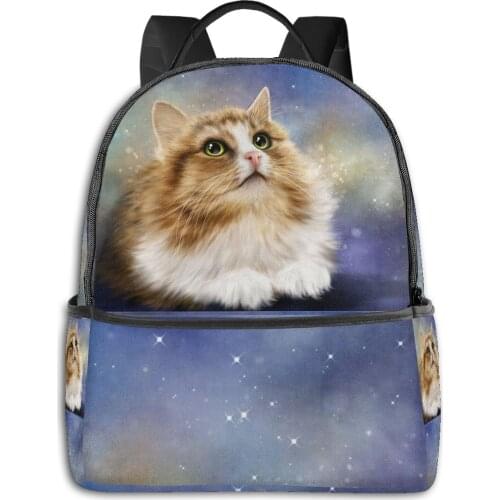 Cats Womens backpack Storage Bag Cute Cats backpack carrier Teen Girl Boy Large Capacity Rucksack