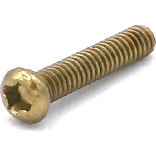 1 piece Metric M2*10mm Brass Cross Recessed Pan Head Screws Fasteners